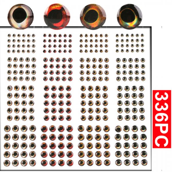 Fishing Accessories Fishing Sticker 3mm 4mm 5mm 6mm Eyeball
