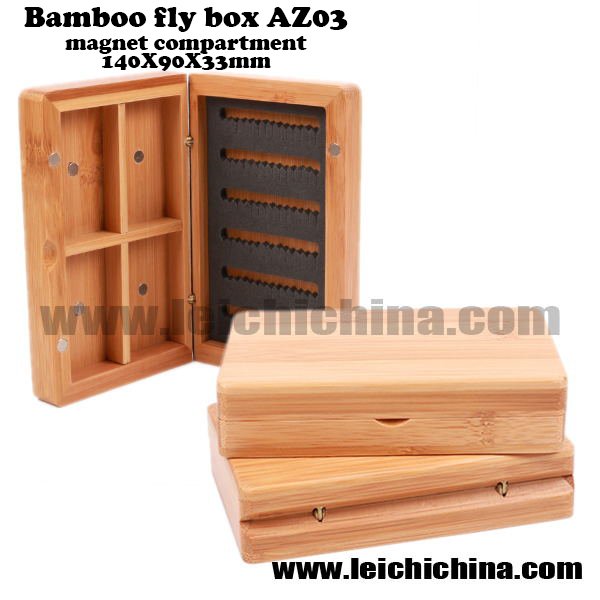 Maximumcatch Natural Wooden Bamboo Fly Box Magnet Compartment Double Side  Fly Fishing Tackle Box - Fishing Tackle Boxes - AliExpress