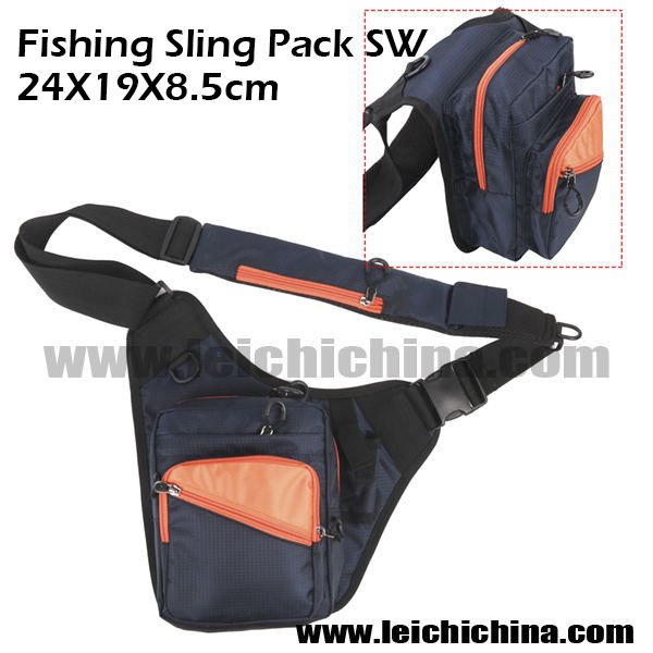 Fly Fishing Sling Bag Leichi V-Cross Green/Grey