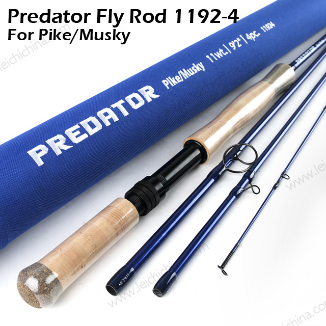 2Hand Predator Fly Rod  Pike Musky Fly Rod customizable