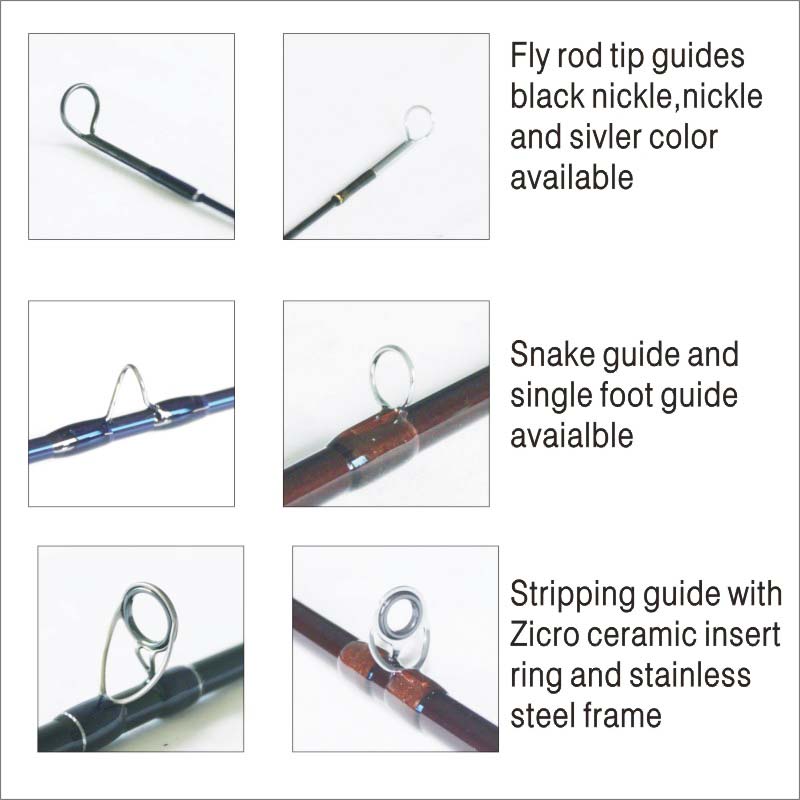 Fly Rod Guide Set for Fishing Rod Buildinghard Chrome/Gunmental Fly Rod  Guides Set 11PCS Fly Fishing Accessory - China S. S Fly Fishing Guides and  11PCS Guides Set price