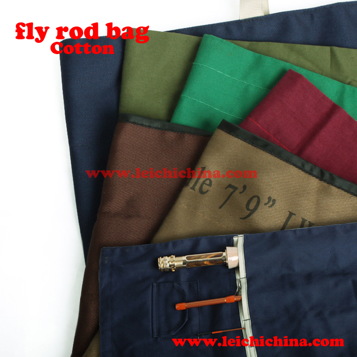 Cotton cloth fishing rod sock - Qingdao Leichi Industrial & Trade