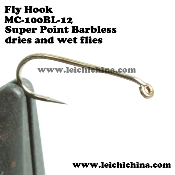 Fly tying hook Barbless Classic Jig Hook MC-400BL - Qingdao Leichi
